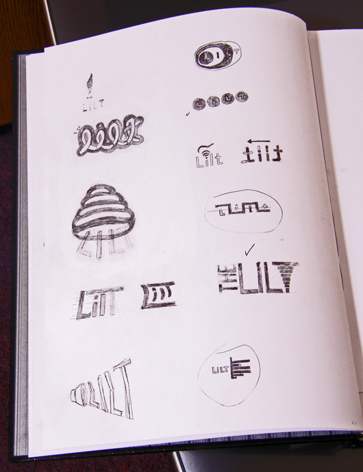 the Lilt Sketchbook page 2
